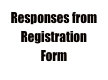 Responses from Registration Form